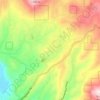 Twain Harte topographic map, elevation, terrain