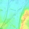 Grazeley topographic map, elevation, terrain