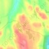 Loch Dubh beul na Fàire topographic map, elevation, terrain