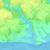 Dark Water topographic map, elevation, terrain
