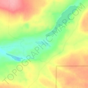 Little Sullivan Lake topographic map, elevation, terrain