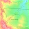Nalaikh topographic map, elevation, terrain