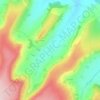 Great Fryup Dale topographic map, elevation, terrain