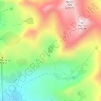 Lyons Lake Topographic Map, Elevation, Terrain