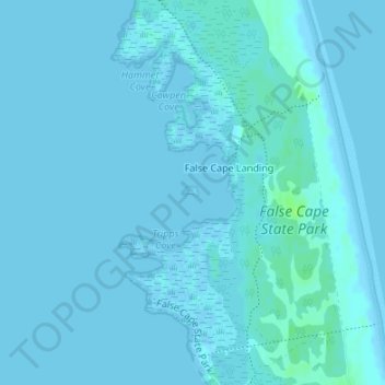 Big Island topographic map, elevation, terrain