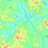 Nenggiri River topographic map, elevation, terrain