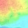 SE4 topographic map, elevation, terrain