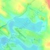 Halfmoon Lake topographic map, elevation, terrain