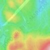 Powerline Lake topographic map, elevation, terrain