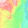 Mille topographic map, elevation, terrain