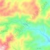 Sacristán topographic map, elevation, terrain
