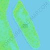 Neabo Island topographic map, elevation, terrain