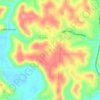 Arrowhead Lake topographic map, elevation, terrain