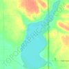 Rice Lake topographic map, elevation, terrain