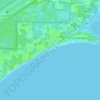 Carabelle Beach topographic map, elevation, terrain