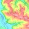 Saint Loup en Albret topographic map, elevation, terrain