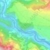 नेपाने बन topographic map, elevation, terrain