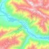 Gilgit River topographic map, elevation, terrain