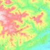 Glen Lethnot topographic map, elevation, terrain