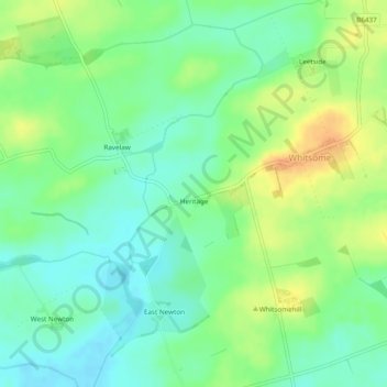 The Heritage topographic map, elevation, terrain