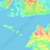 Baía de Galway topographic map, elevation, terrain