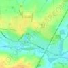 Diss topographic map, elevation, terrain