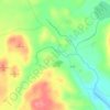 Ervie Burn topographic map, elevation, terrain