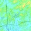 Uyanwatta Lake topographic map, elevation, terrain