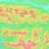 Kanaltal topographic map, elevation, terrain