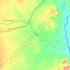 Makale topographic map, elevation, terrain