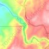 Agus River topographic map, elevation, terrain