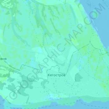 Odino topographic map, elevation, terrain