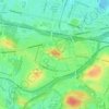 Bellahouston Park topographic map, elevation, terrain