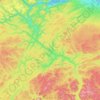 Addington topographic map, elevation, terrain