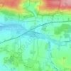 Tillingbourne Trout Farm and Smokery topographic map, elevation, terrain