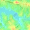 Lake Acworth topographic map, elevation, terrain