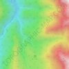 竜晶池 topographic map, elevation, terrain
