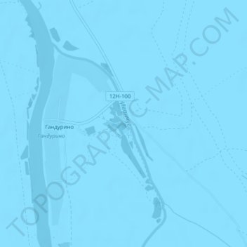 Иванчуг topographic map, elevation, terrain