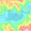 Lago Tarsia topographic map, elevation, terrain