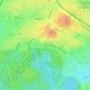 Wodny Park Tychy topographic map, elevation, terrain