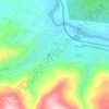 Dzegvi topographic map, elevation, terrain