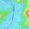 Kau Lung Hang topographic map, elevation, terrain