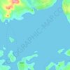 Scapa Flow topographic map, elevation, terrain