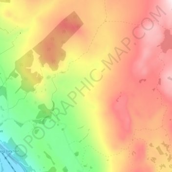 Tulliemet Burn topographic map, elevation, terrain