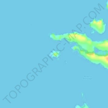 Avon Island topographic map, elevation, terrain