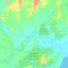 Bengalon River topographic map, elevation, terrain