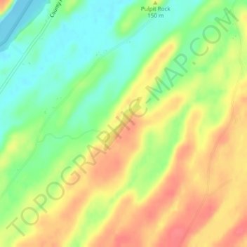 Sherman Lake topographic map, elevation, terrain