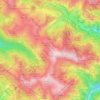 BJELASICA topographic map, elevation, terrain