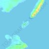 Mualim Island topographic map, elevation, terrain