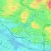 Kelvingrove Park topographic map, elevation, terrain